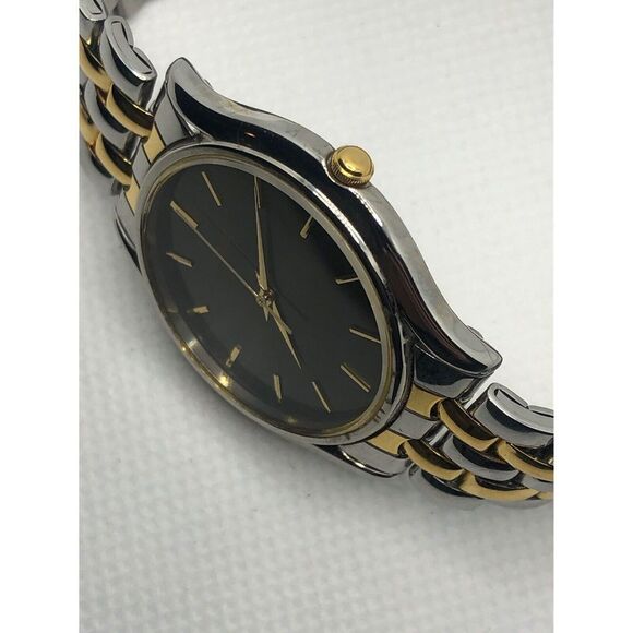Seiko Women's Stainless Steel Analog Black Dial Quartz Genuine Wrist Watch KS58 - Picture 6 of 9